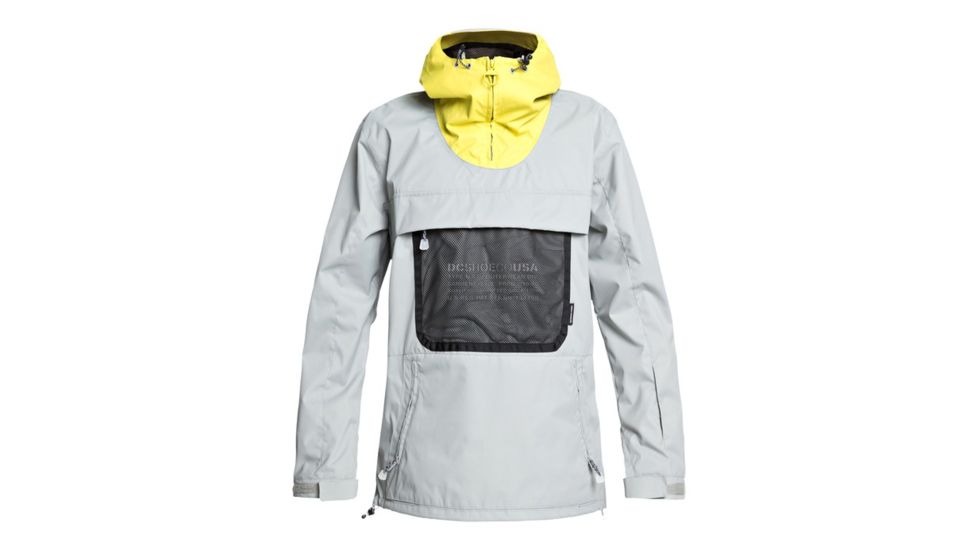 DC Asap Anorak - Mens, Neutral Gray, Small, EDYTJ03094-SKP0-S