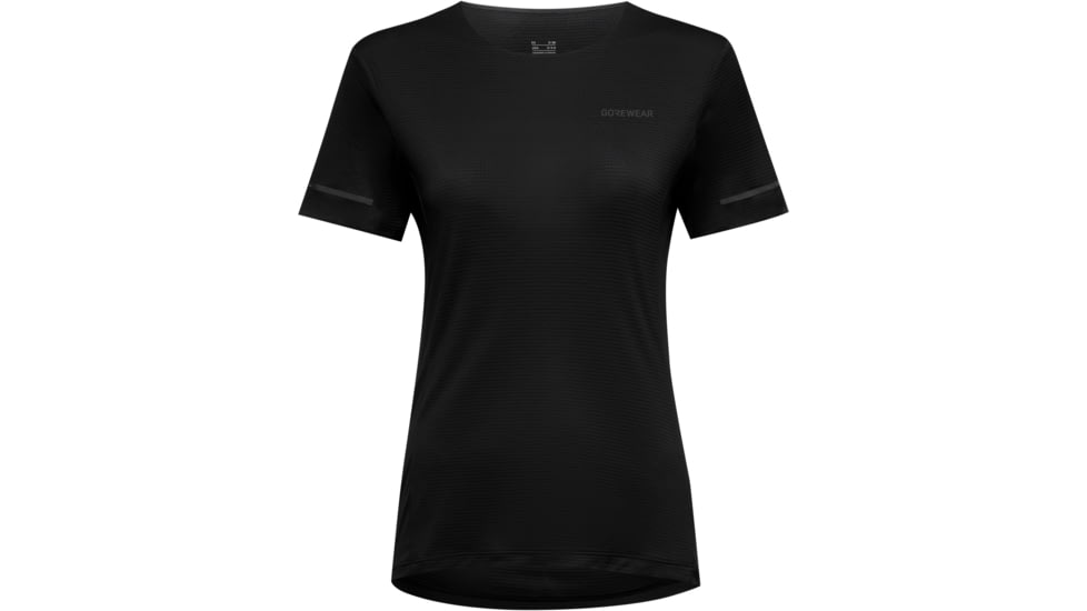 GOREWEAR Contest 2.0 Tee Womens in Black XS 0-2 Slim fit A1AEC2B2, 101072-9900-36