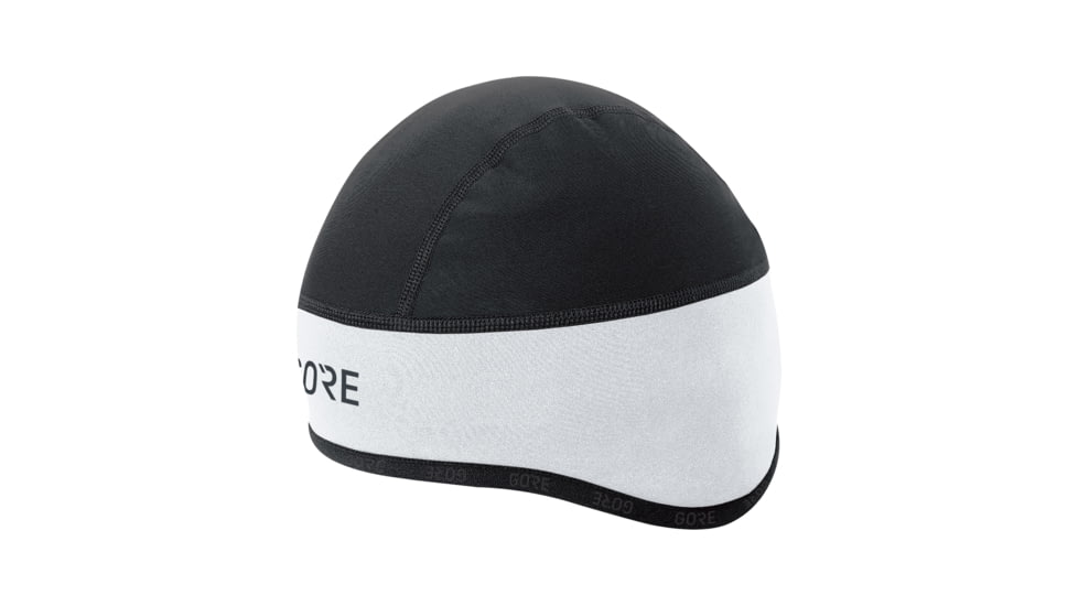 GOREWEAR C3 WINDSTOPPERR Helmet Cap in White/Black Medium Windproof BE81C34B, 100398-0199-54/58