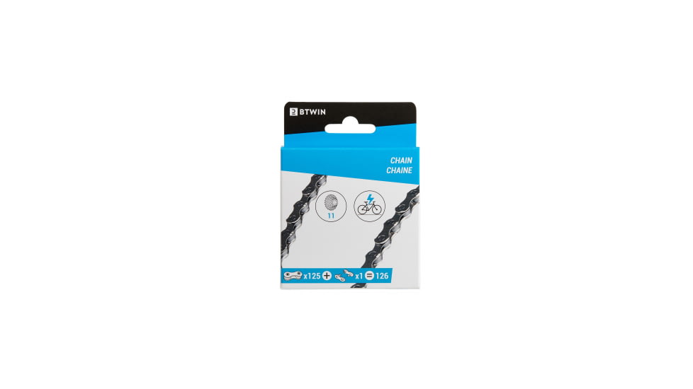 Decathlon Assurance Sports 11 Speed Electric Bike Chain Cycle Parts, Base Color, 1/2x11/128 inch, 3608409838469