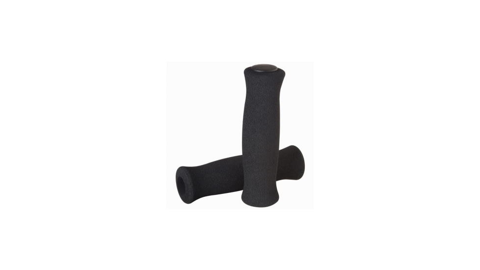 Decathlon Assurance Sports Btwin 100 Foam Bike Grips Cycle Parts Handlebar Bar Ends, Black, 3583780565237
