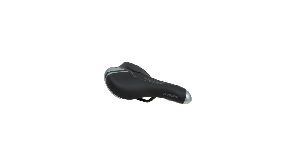 Decathlon Assurance Sports Btwin 500 Bike Saddle Cycle Parts - Kids, Black, 3608409901507
