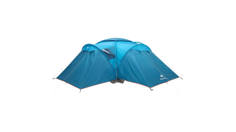 Decathlon Quechua Arpenaz Waterproof Family Camping Tent, 3 Rooms, Blue, 6 Person, 4006571