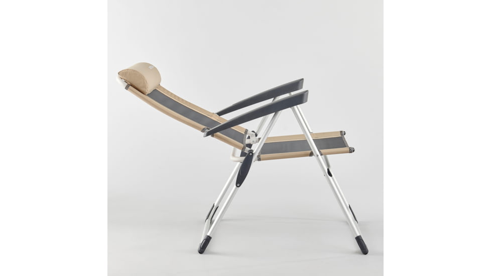 Decathlon Quechua Comfort Reclinable Folding Steel Camping Chair, Grey, NS, 4650022