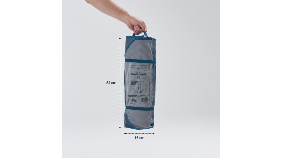 Decathlon Quechua MH100 Waterproof Camping Tent, Grey, 2 Person, 4006573