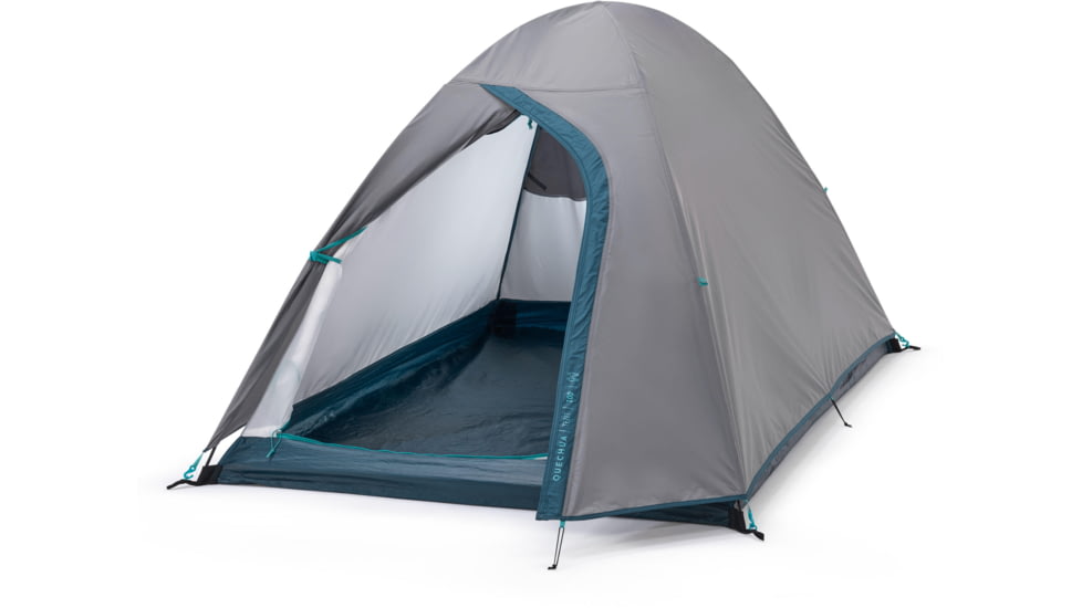 Decathlon Quechua MH100 Waterproof Camping Tent, Grey, 2 Person, 4006573