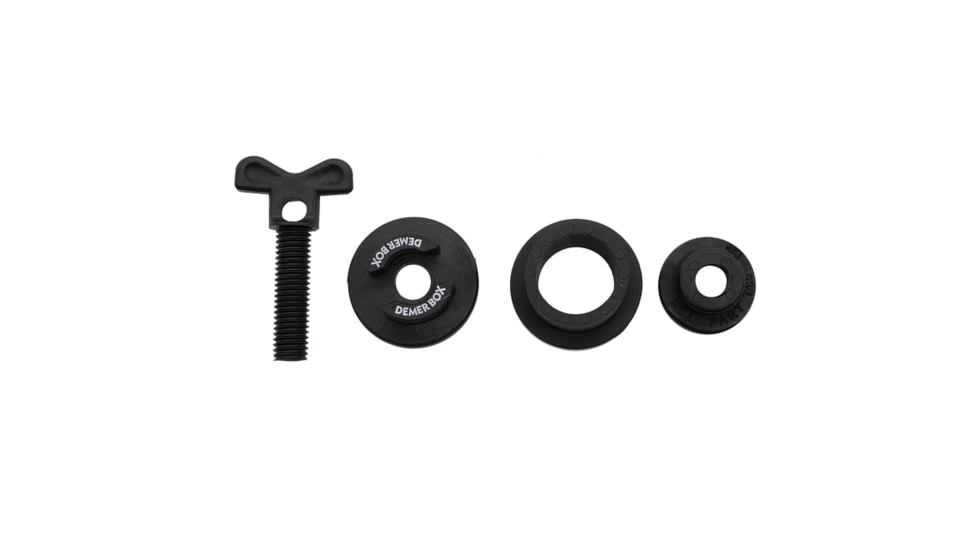 Demerbox 2 Port Plug, Black, R-MPLUGDB2