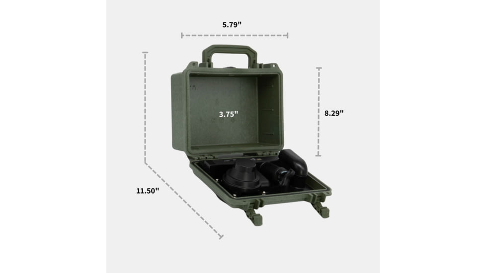 Demerbox DB1 Speakers, Pesaro Green, DB1-1150-ODG