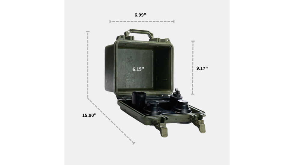 Demerbox DB2 Speakers, Pesaro Green, DB2-1300-ODG