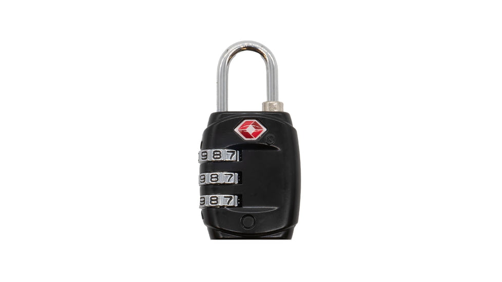 Demerbox FSDC TSA Aprroved Lock, Black, R-MLOCK