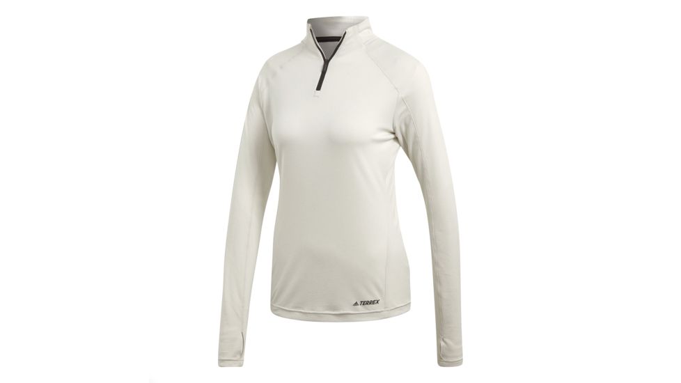 Demo, Adidas Terrex Tracerocker 1/2 Zip Jacket - Women's, Raw White, Small, DT4191-S-100