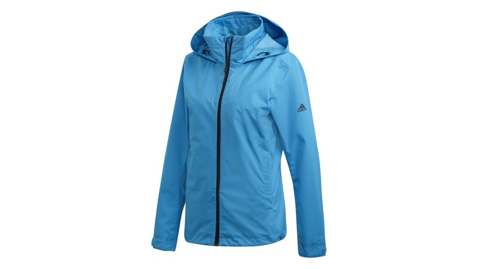 Demo, Adidas Terrex Wandertag Jacket - Women's, Shock Cyan, Small, DX1132-S-420