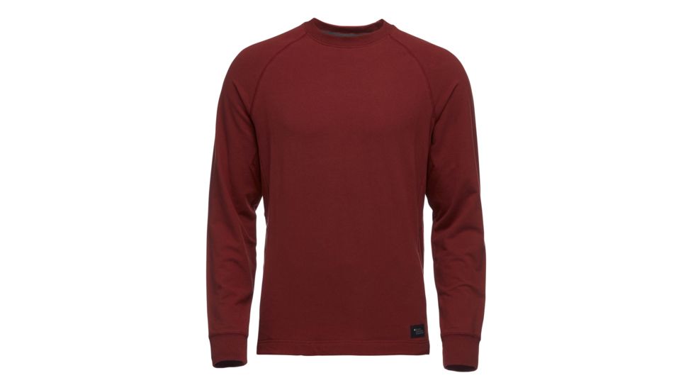 Demo, Black Diamond Basis Crew Sweater - Mens, Red Oxide, Medium, AP7523206010MED1