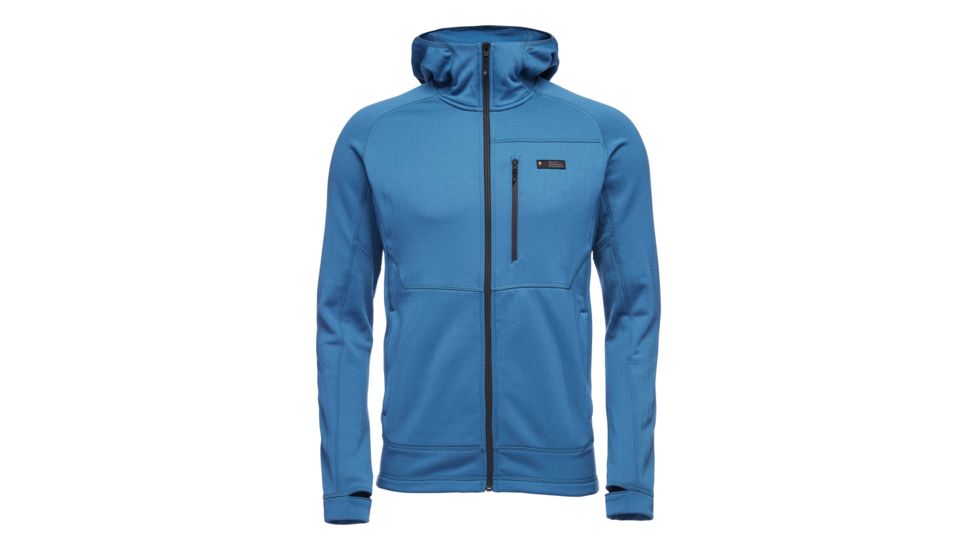 Demo, Black Diamond Factor Hoodie - Mens, Astral Blue, Medium, AP7440404002MED1