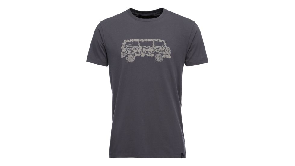 Demo, Black Diamond M Vantastic Tee - Mens, Carbon, Medium, AP7300460003MED1