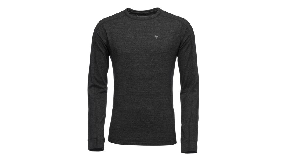 Demo, Black Diamond Solution Merino 150 Base Crew - Mens, Black, Medium, AP7600200002MED1