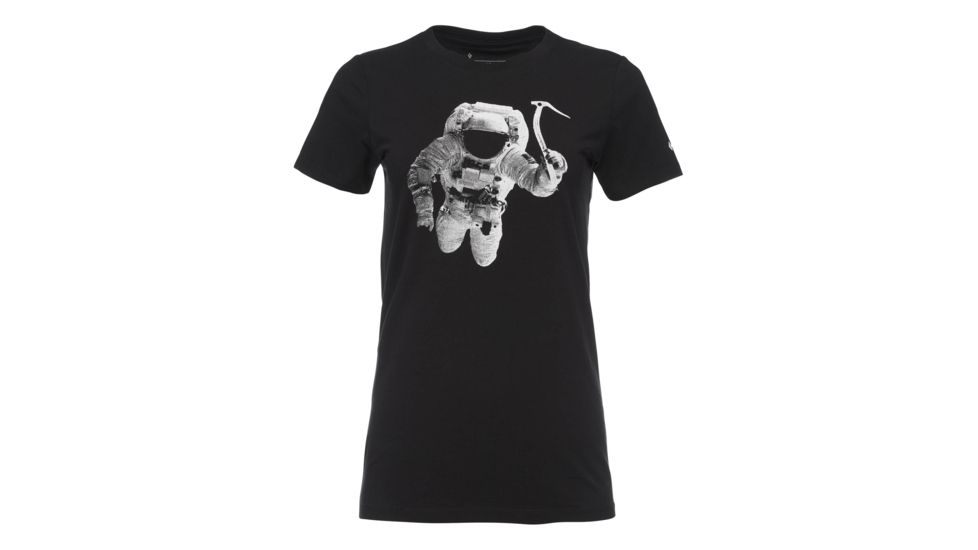 Black Diamond Spaceshot Short Sleeve T-Shirt - Women's, Black-White, Medium, AP7300509086MED1