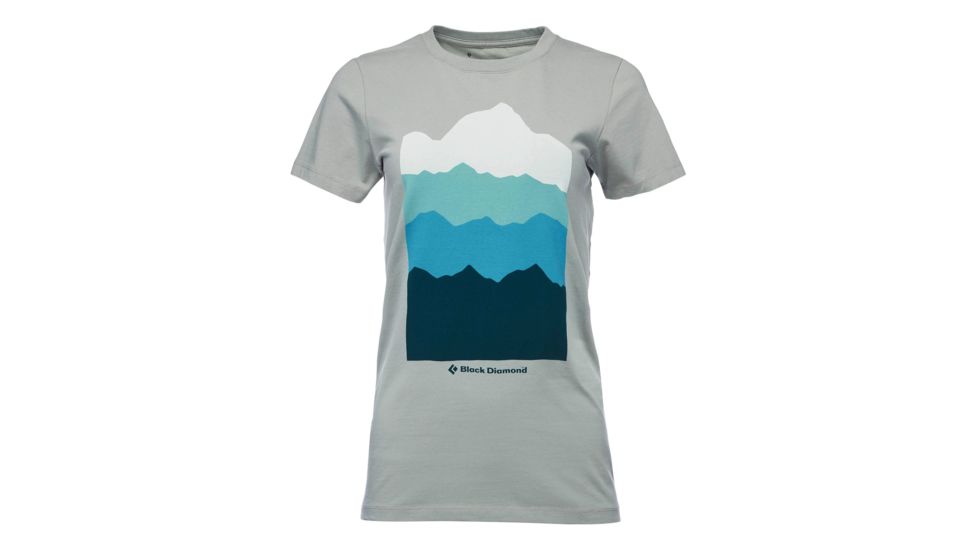 Demo, Black Diamond W Ss Vista Tee - Womens, Atmosphere, Small, AP7300494003SML1