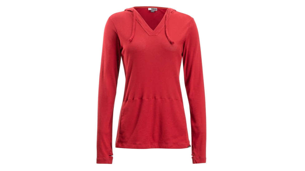 Demo, ExOfficio BA Lumen Hoody - Womens, Bolero Red, Small, 2111-2833-Bolero Red-S