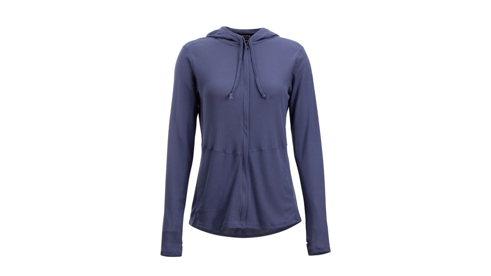 Demo, ExOfficio BugsAway Lumen Full Zip Hoody - Women's, Blue Heron, M, 21113285-5016-M