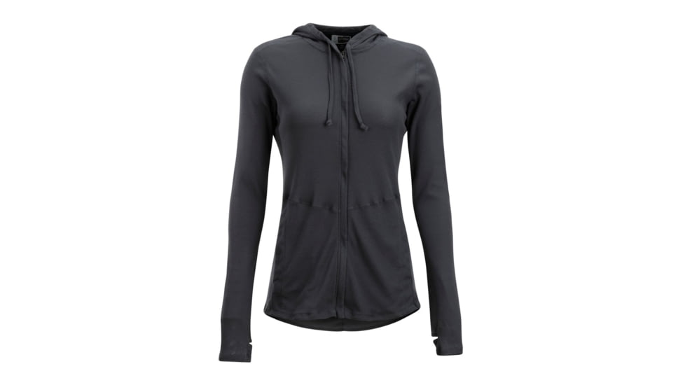 Demo, ExOfficio BugsAway Lumen Full Zip Hoody - Women's, Carbon, M, 21113285-9703-M