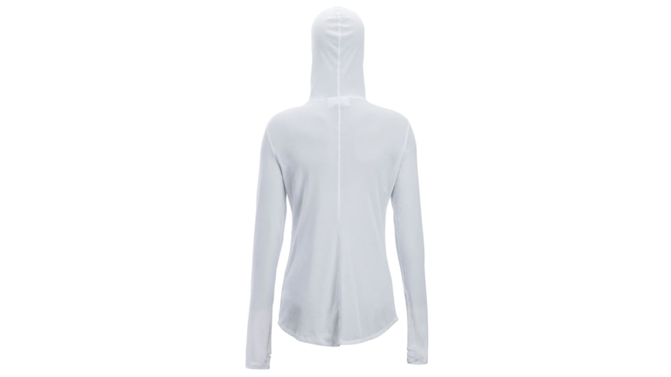 Demo, ExOfficio BugsAway Lumen Full Zip Hoody - Women's, White, M, 21113285-1000-M
