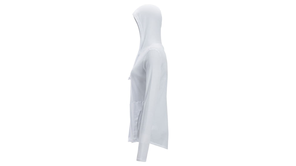 Demo, ExOfficio BugsAway Lumen Full Zip Hoody - Women's, White, M, 21113285-1000-M