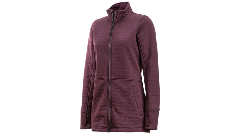 DEMO, ExOfficio Kelowna Full Zip Top - Womens, Small, Eggplant, 2011-3206-Eggplant-S