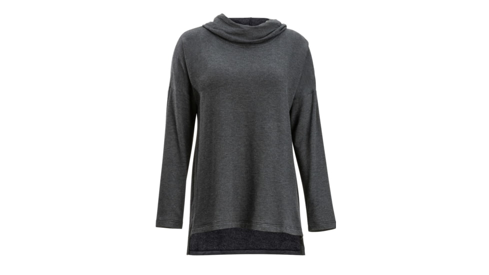 Demo, ExOfficio Lavoria Cowl Tunic - Womens, Black Heather, Small, 2011-3203-Black Heather-S