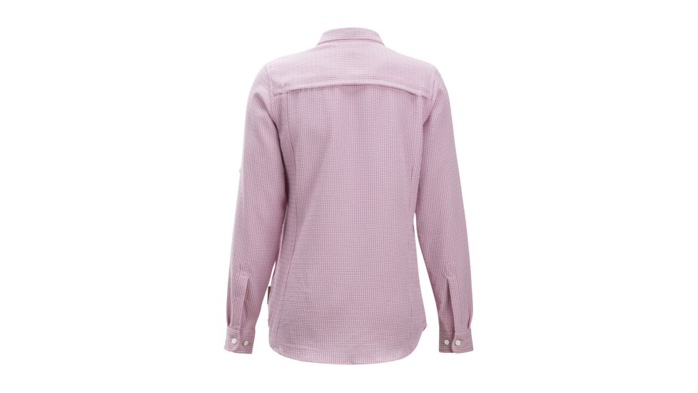 Demo, ExOfficio Sovita Long Sleeve - Women's, Rosebay Check, Small, 2001-3198-Rosebay Check-S