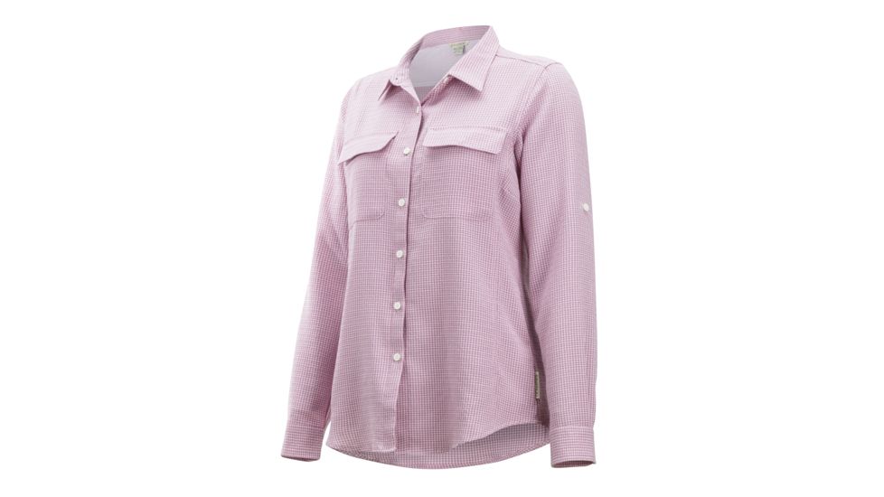 Demo, ExOfficio Sovita Long Sleeve - Women's, Rosebay Check, Small, 2001-3198-Rosebay Check-S