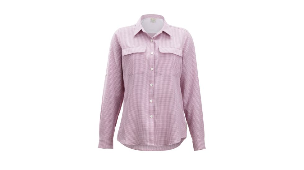 Demo, ExOfficio Sovita Long Sleeve - Women's, Rosebay Check, Small, 2001-3198-Rosebay Check-S
