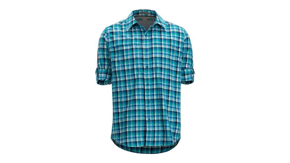 Demo, ExOfficio Tellico Long Sleeve - Men's, Deep Water, M, 10013247-5721-M