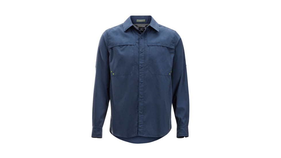Demo, ExOfficio Tellico Long Sleeve - Men's, Navy, M, 10013247-5600-M