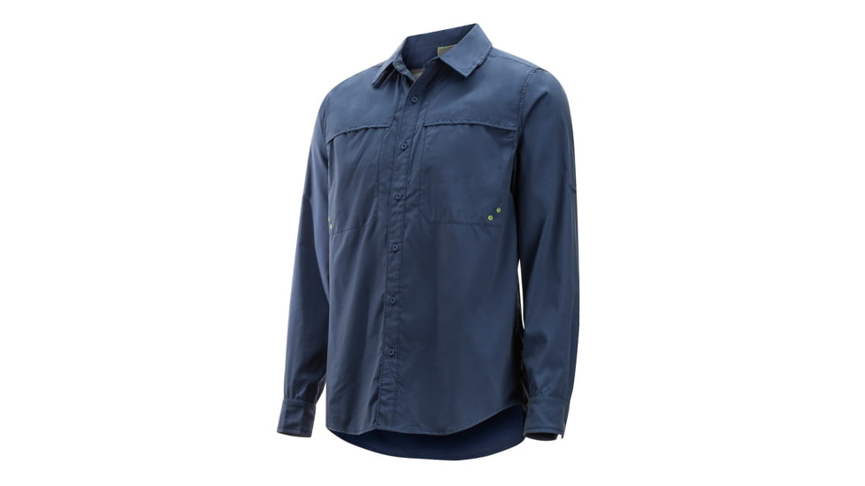 Demo, ExOfficio Tellico Long Sleeve - Men's, Navy, M, 10013247-5600-M