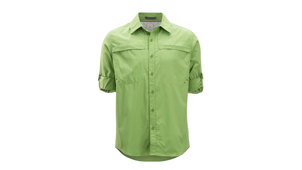 Demo, ExOfficio Tellico Long Sleeve - Men's, Wheatgrass, M, 10013247-6004-M