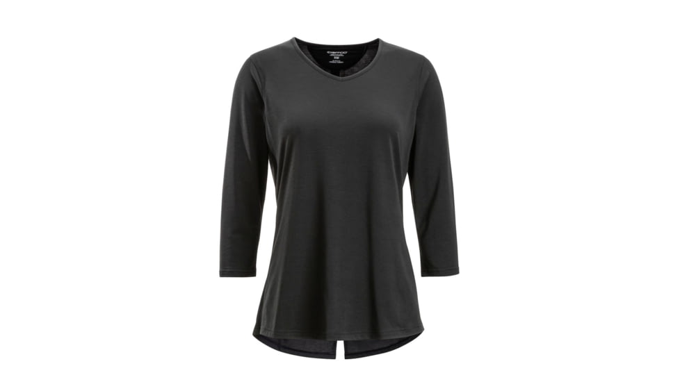 ExOfficio Wanderlux 3/4 Sleeve - Women's, Black, Large, 2011-3084-9999-L