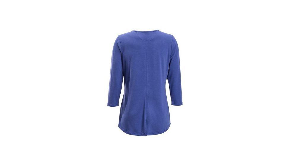 DEMO, ExOfficio Wanderlux 3/4 Sleeve - Womens, Small, Bellflower, 2011-3084-Bellflower-S