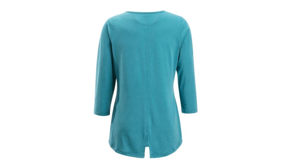 DEMO, ExOfficio Wanderlux 3/4 Sleeve - Womens, Small, Malachite, 2011-3084-Malachite-S