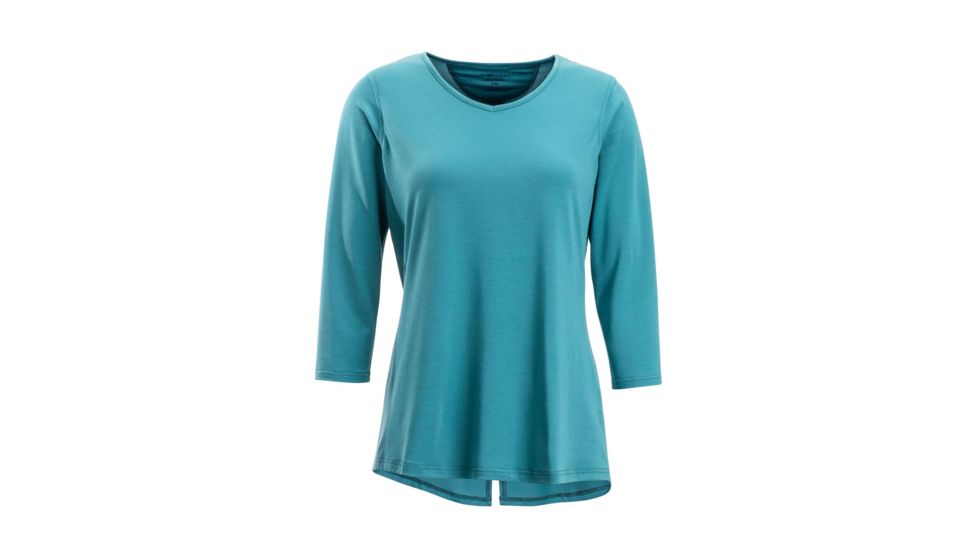 DEMO, ExOfficio Wanderlux 3/4 Sleeve - Womens, Small, Malachite, 2011-3084-Malachite-S