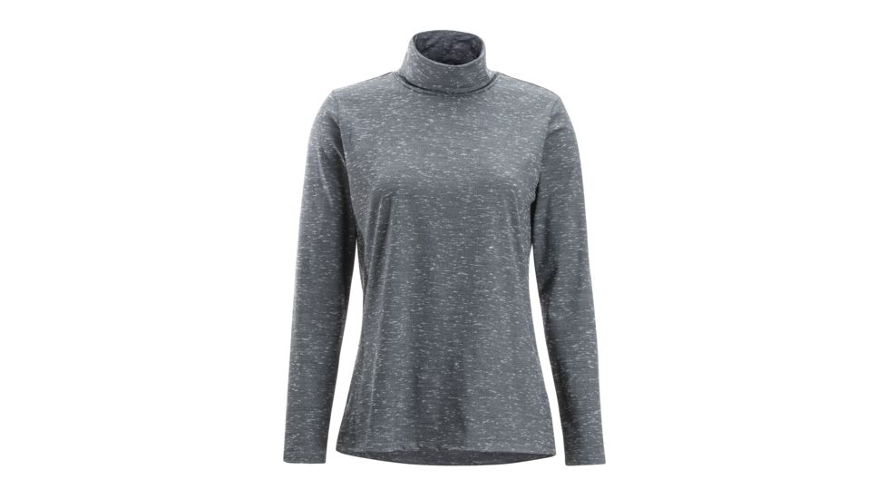 Demo, ExOfficio Wanderlux Marl Turtleneck - Women's, Black Heather, Small, 2011-3221-Black Heather-S