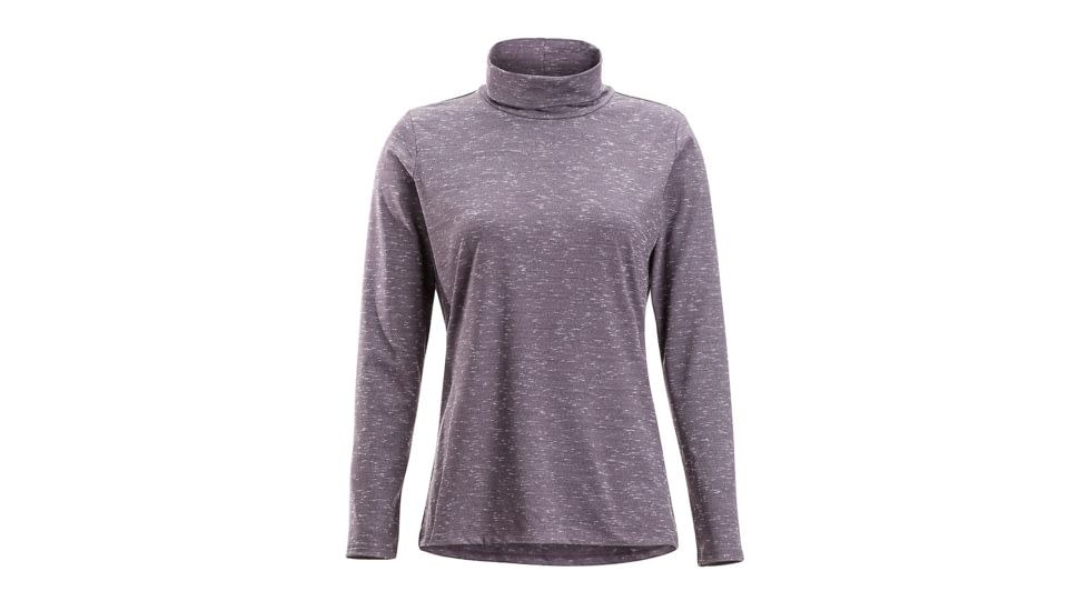 Demo, ExOfficio Wanderlux Marl Turtleneck - Womens, Adriatic Heather, Small, 2011-3221-Adriatic Heather-S