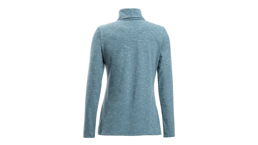 Demo, ExOfficio Wanderlux Marl Turtleneck - Womens, Eggplant Heather, Small, 2011-3221-Eggplant Heather-S