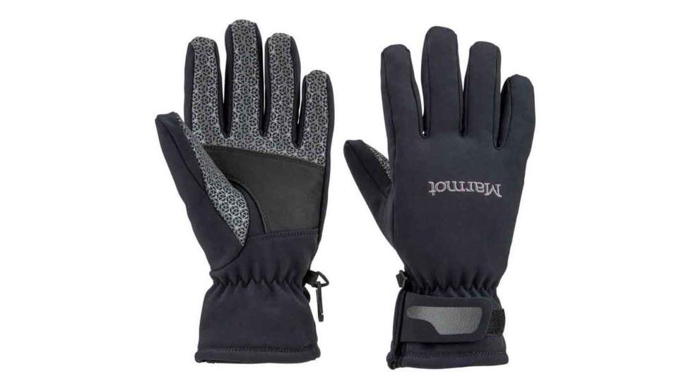 Demo, Marmot Glide Softshell Glove - Womens, Black, Medium, 14870-001-M