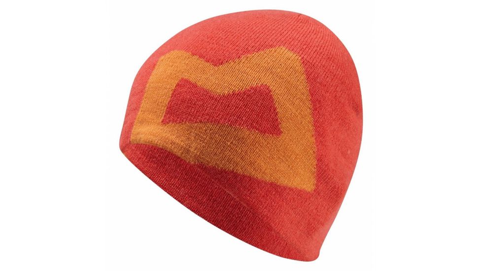 Demo, Mountain Equipment Branded Knitted Beanie, Cardinal/Russet, One Size, ME-000772-Me-01375