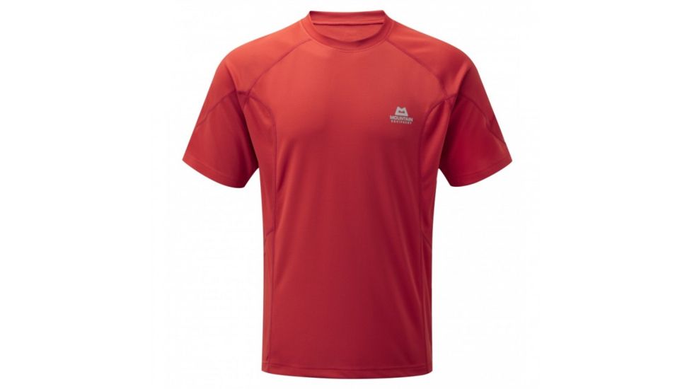 Demo, Mountain Equipment Crux Tee - Mens, Lava, Large, ME-000447-01128-L-DEMO
