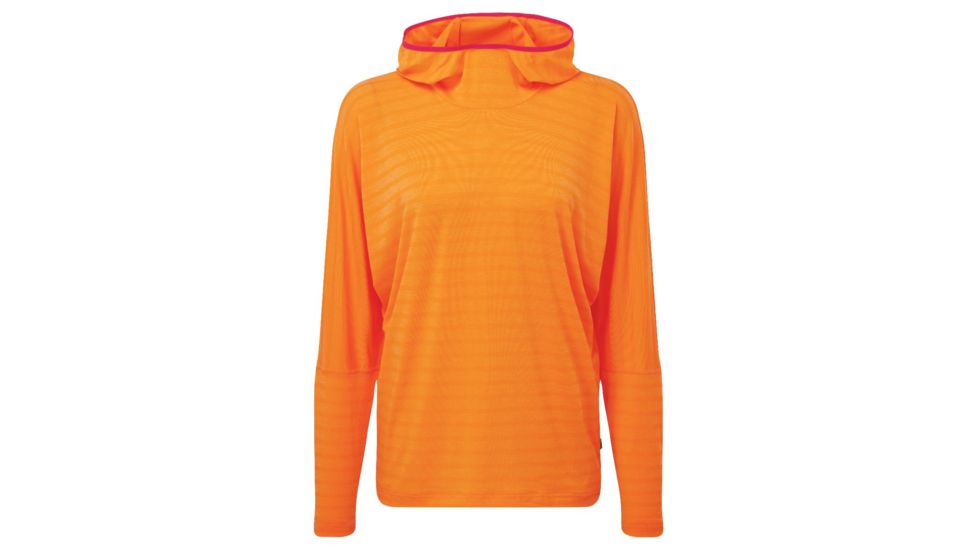 Demo, Mountain Equipment Groundup Hoody - Womens, Orange Sherbert Stripe, 12, ME-003937-OSST-12,
