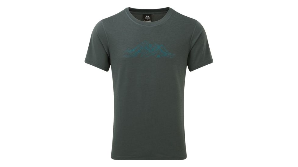 Demo, Mountain Equipment Groundup Mountain Tee - Mens, Moorland Slate, Large, ME-004028-MOOR-L,