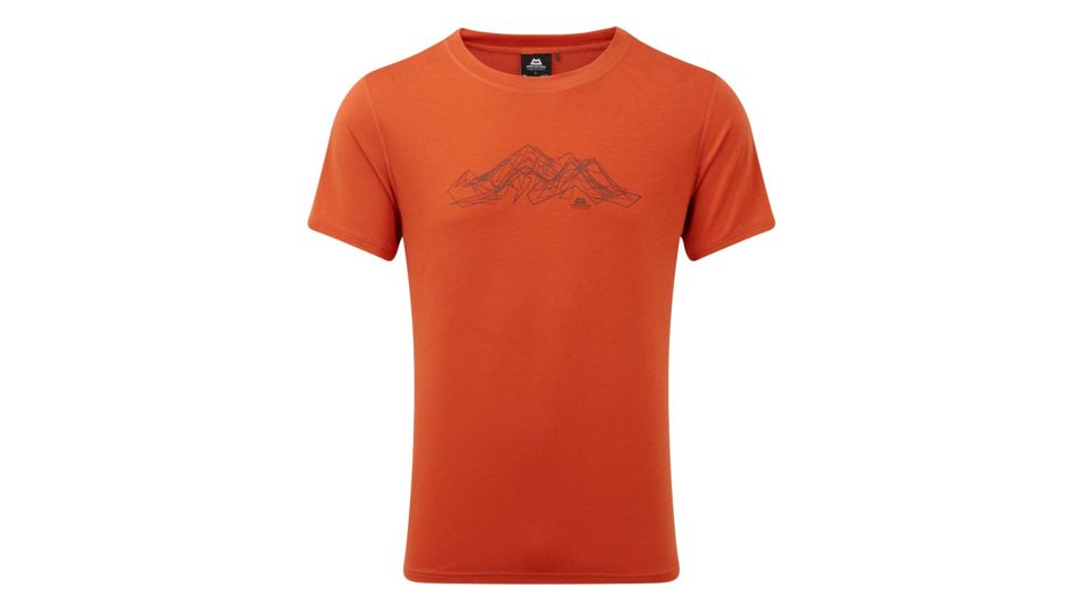 Demo, Mountain Equipment Groundup Mountain Tee - Mens, Paprika, Large, ME-004028-Paprika-L,