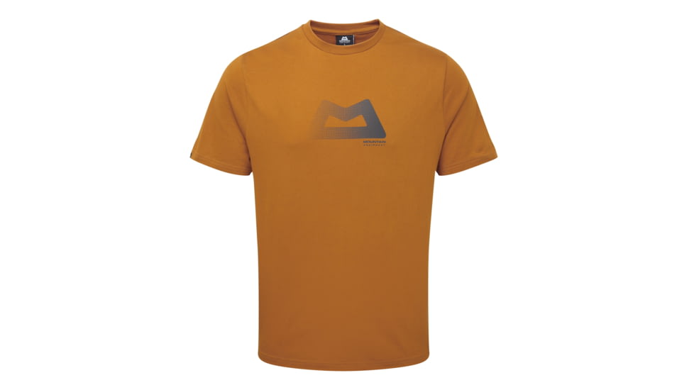 Demo, Mountain Equipment Halftone Tee - Mens, Pumpkin Spice, Large, ME-003104-PS-L,